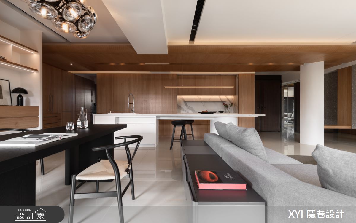 65坪新成屋(5年以下)＿現代風餐廳書房案例圖片＿隱巷設計顧問有限公司＿隱巷_10敦北L邸之11