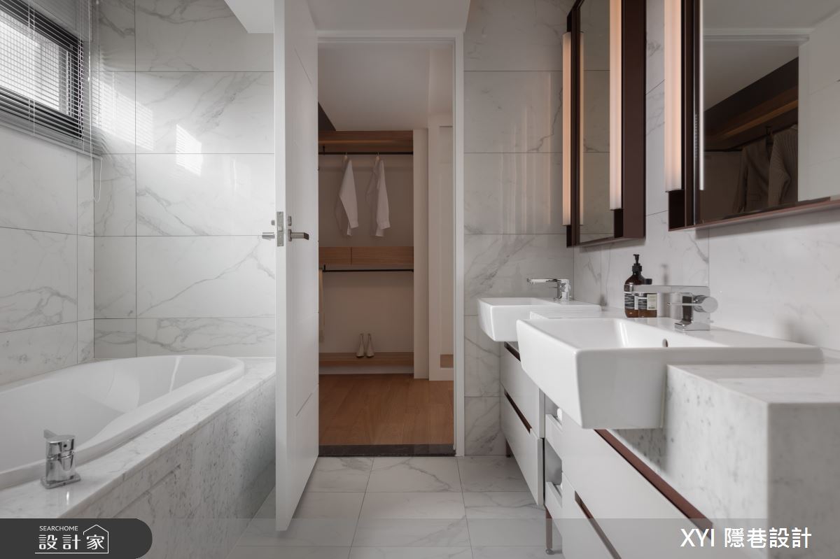 65坪新成屋(5年以下)＿現代風浴室案例圖片＿隱巷設計顧問有限公司＿隱巷_10敦北L邸之19
