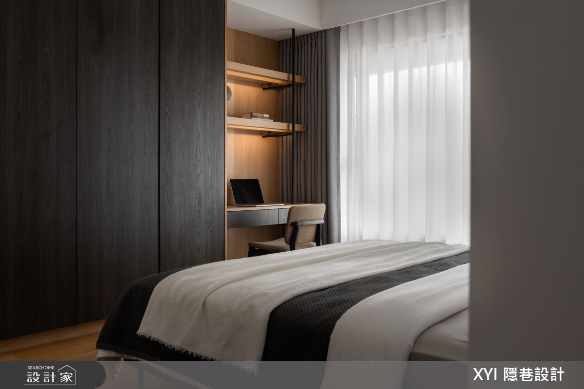 65坪新成屋(5年以下)＿現代風臥室案例圖片＿隱巷設計顧問有限公司＿隱巷_10敦北L邸之22