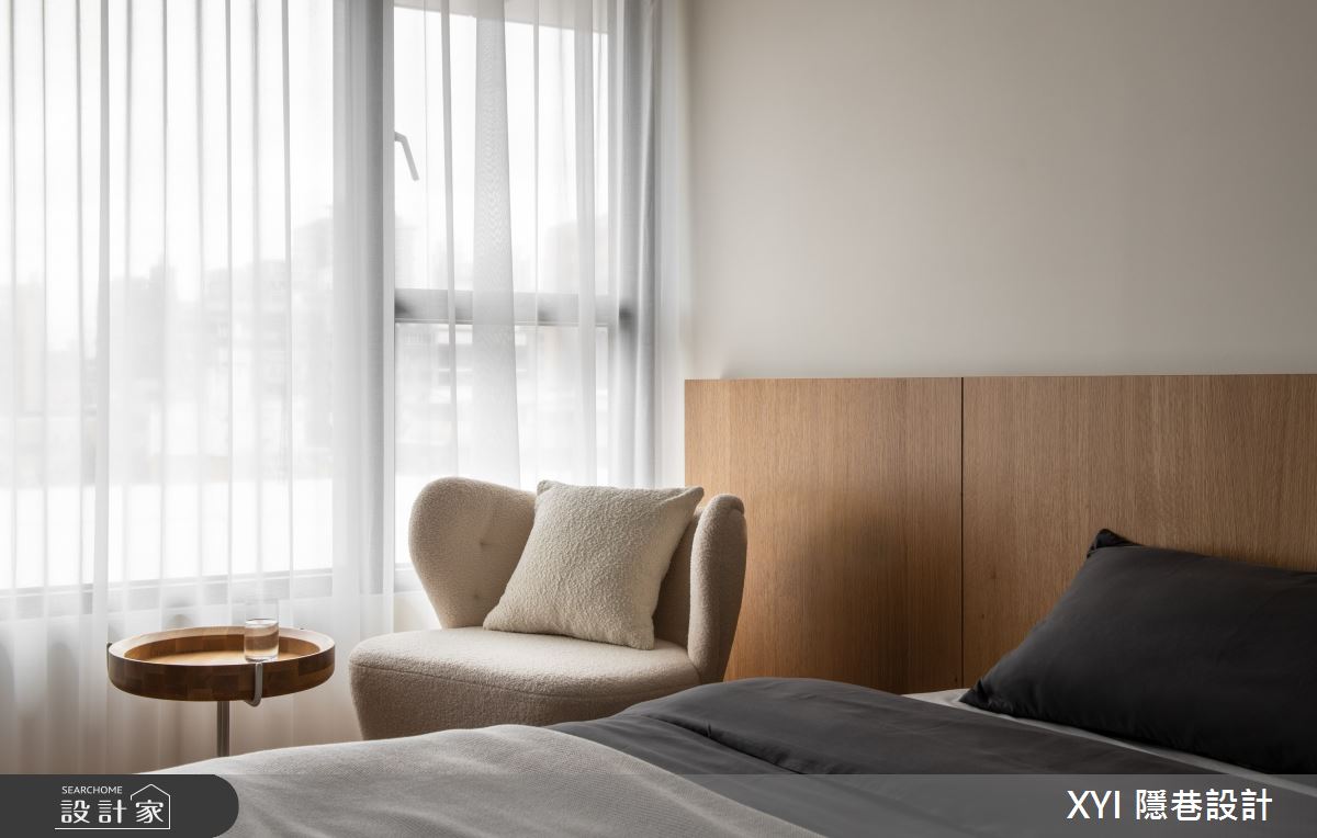 65坪新成屋(5年以下)＿現代風臥室案例圖片＿隱巷設計顧問有限公司＿隱巷_10敦北L邸之25