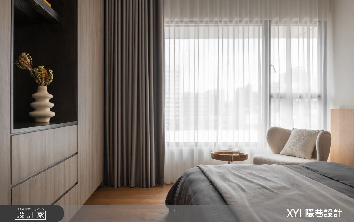 65坪新成屋(5年以下)＿現代風臥室案例圖片＿隱巷設計顧問有限公司＿隱巷_10敦北L邸之21