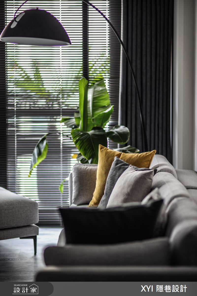 27坪中古屋(5~15年)＿現代風客廳案例圖片＿隱巷設計顧問有限公司＿隱巷_11敦北簡邸之5