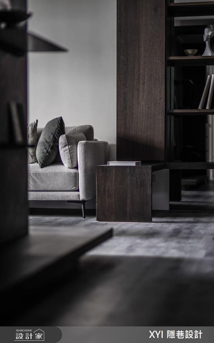 27坪中古屋(5~15年)＿現代風客廳案例圖片＿隱巷設計顧問有限公司＿隱巷_11敦北簡邸之6