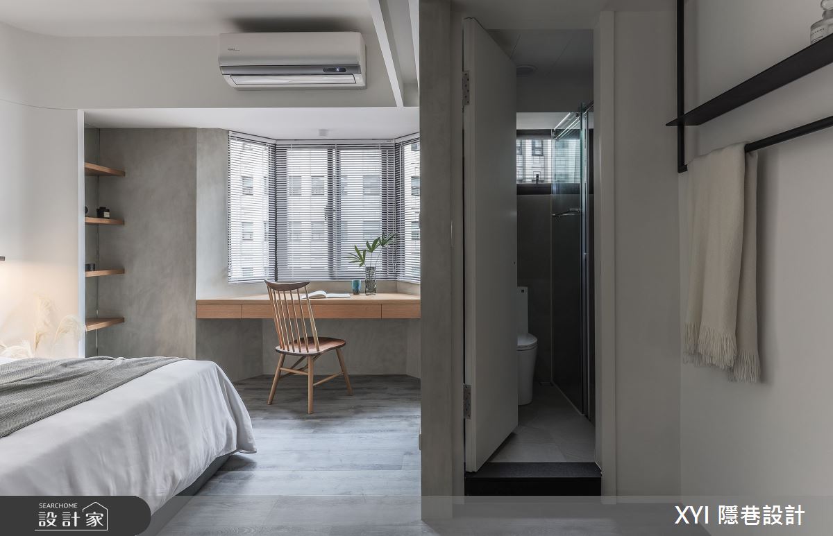 27坪中古屋(5~15年)＿現代風臥室案例圖片＿隱巷設計顧問有限公司＿隱巷_11敦北簡邸之19
