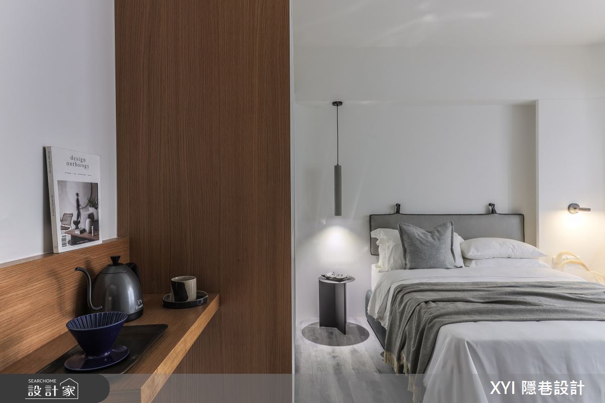 27坪中古屋(5~15年)＿現代風臥室案例圖片＿隱巷設計顧問有限公司＿隱巷_11敦北簡邸之21