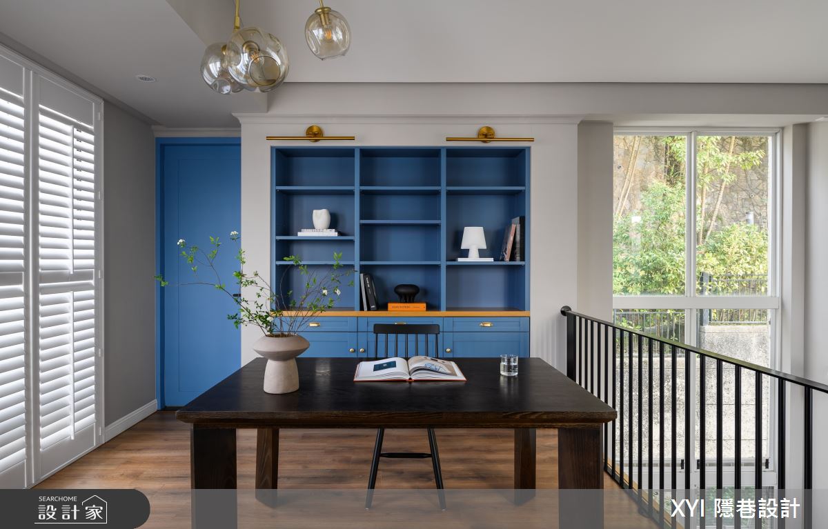 75坪新成屋(5年以下)＿美式風書房案例圖片＿隱巷設計顧問有限公司＿隱巷_13之25