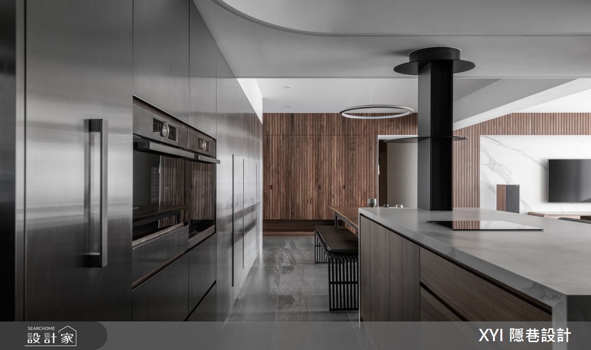 49坪老屋(31~40年)＿現代風餐廳中島案例圖片＿隱巷設計顧問有限公司＿隱巷_14之10