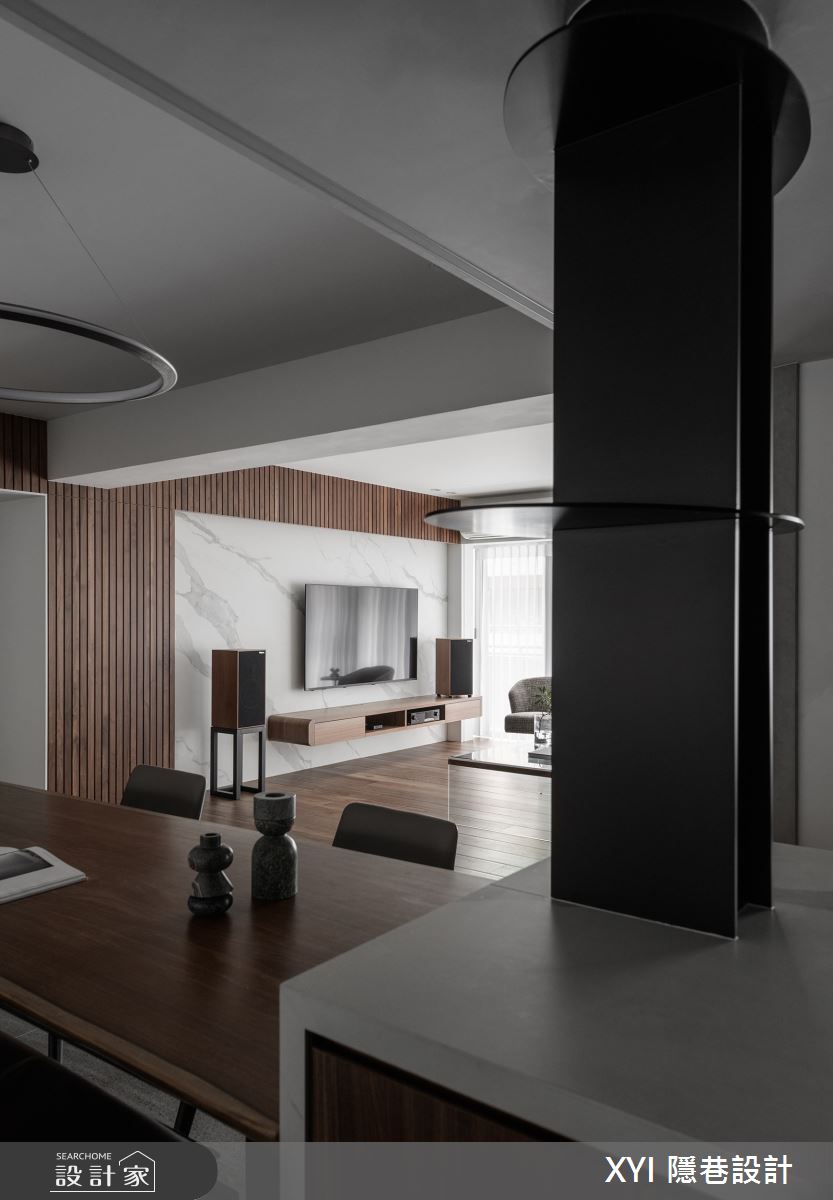 49坪老屋(31~40年)＿現代風餐廳中島案例圖片＿隱巷設計顧問有限公司＿隱巷_14之14