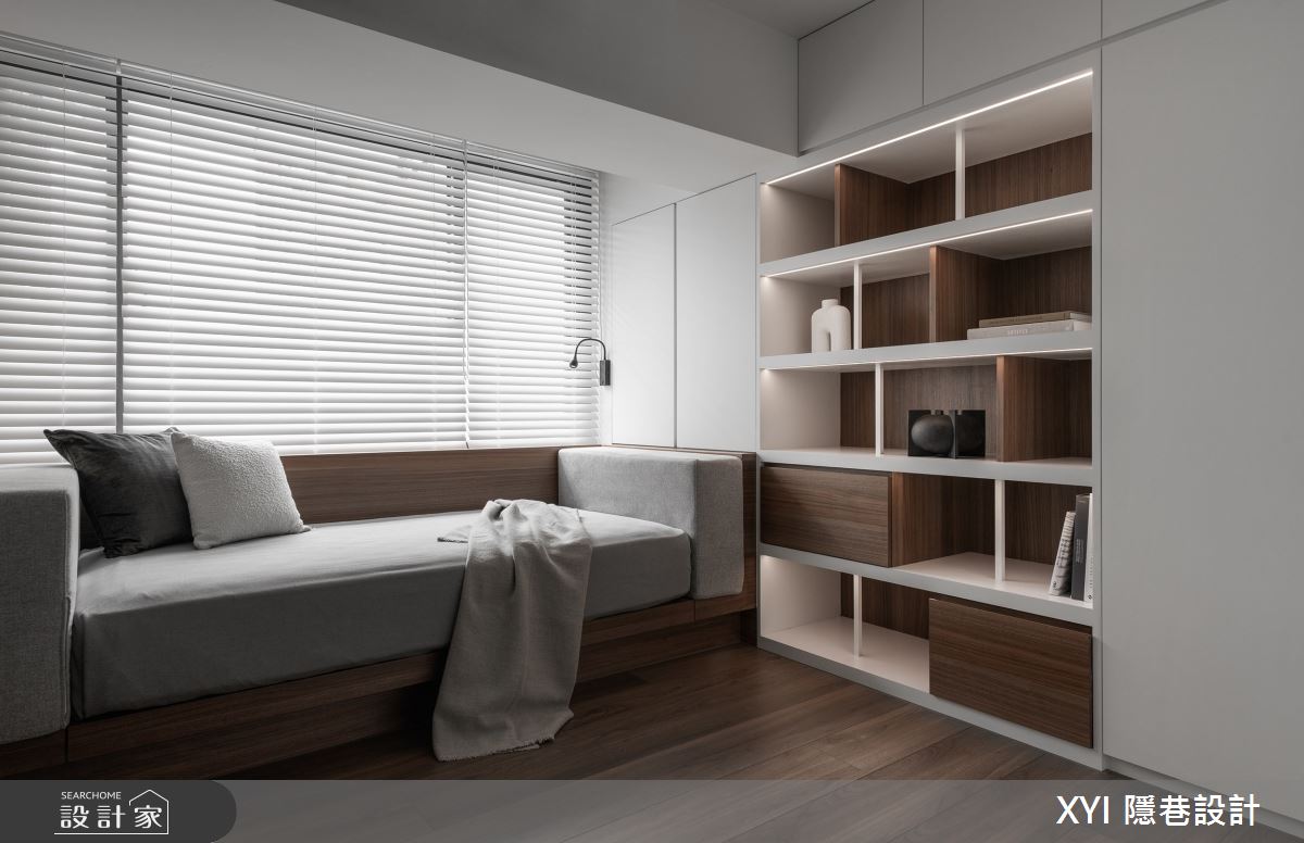 49坪老屋(31~40年)＿現代風書房臥榻案例圖片＿隱巷設計顧問有限公司＿隱巷_14之18