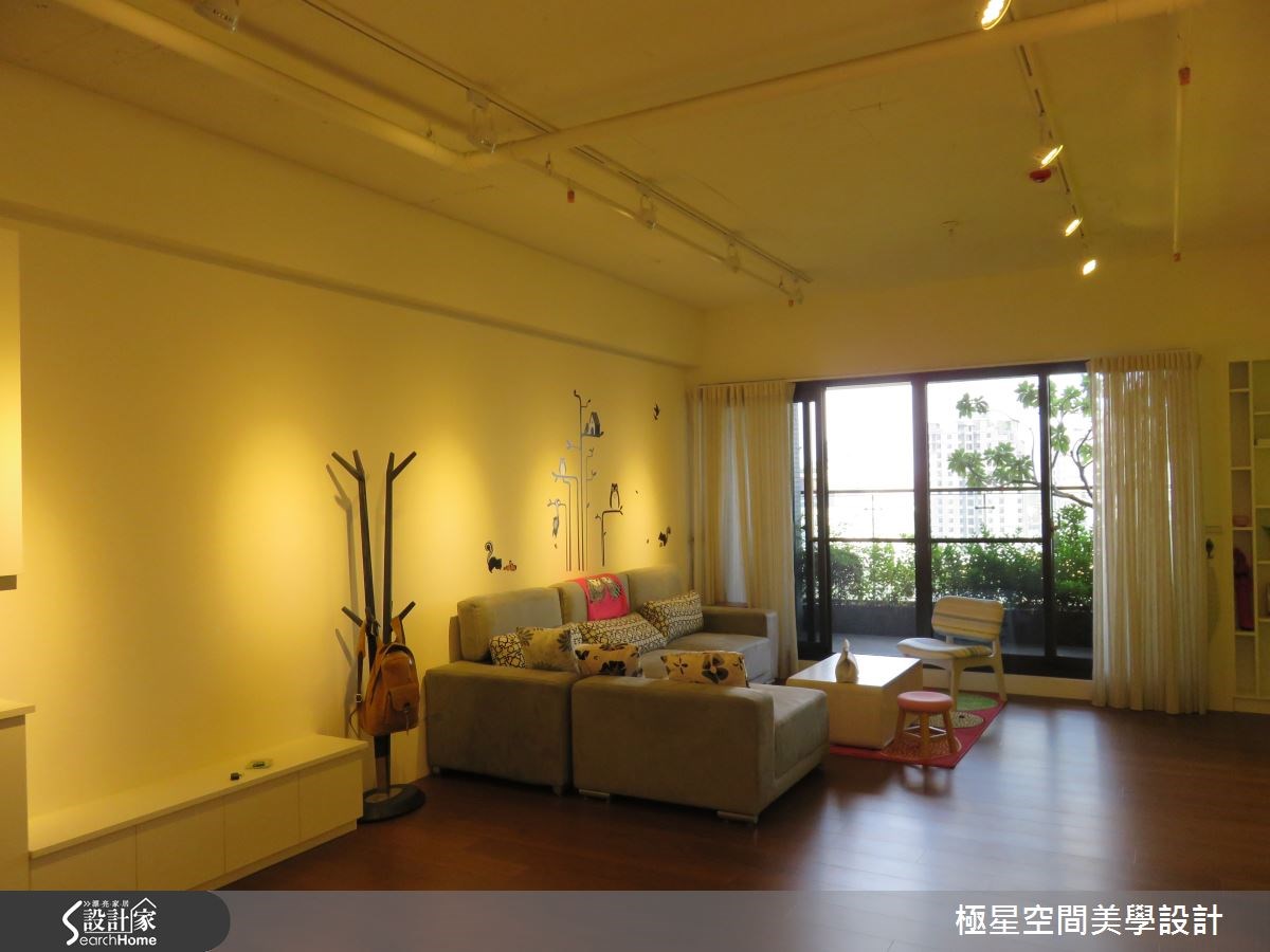 65坪預售屋＿混搭風客廳案例圖片＿極星空間美學設計＿極星_01之4