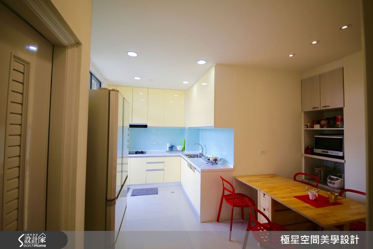 33坪新成屋(5年以下)＿北歐風餐廳廚房案例圖片＿極星空間美學設計＿極星_03之3