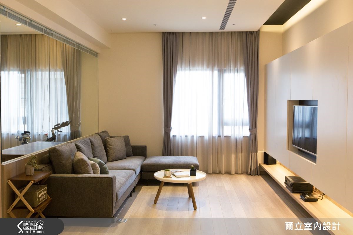 35坪＿療癒風客廳案例圖片＿爾立室內設計＿爾立_05之4515