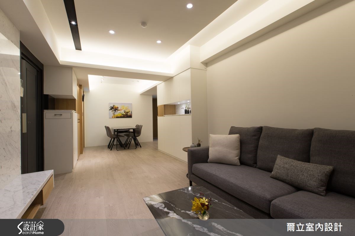 28坪老屋(16~30年)＿簡約風客廳案例圖片＿爾立室內設計＿爾立_06之2