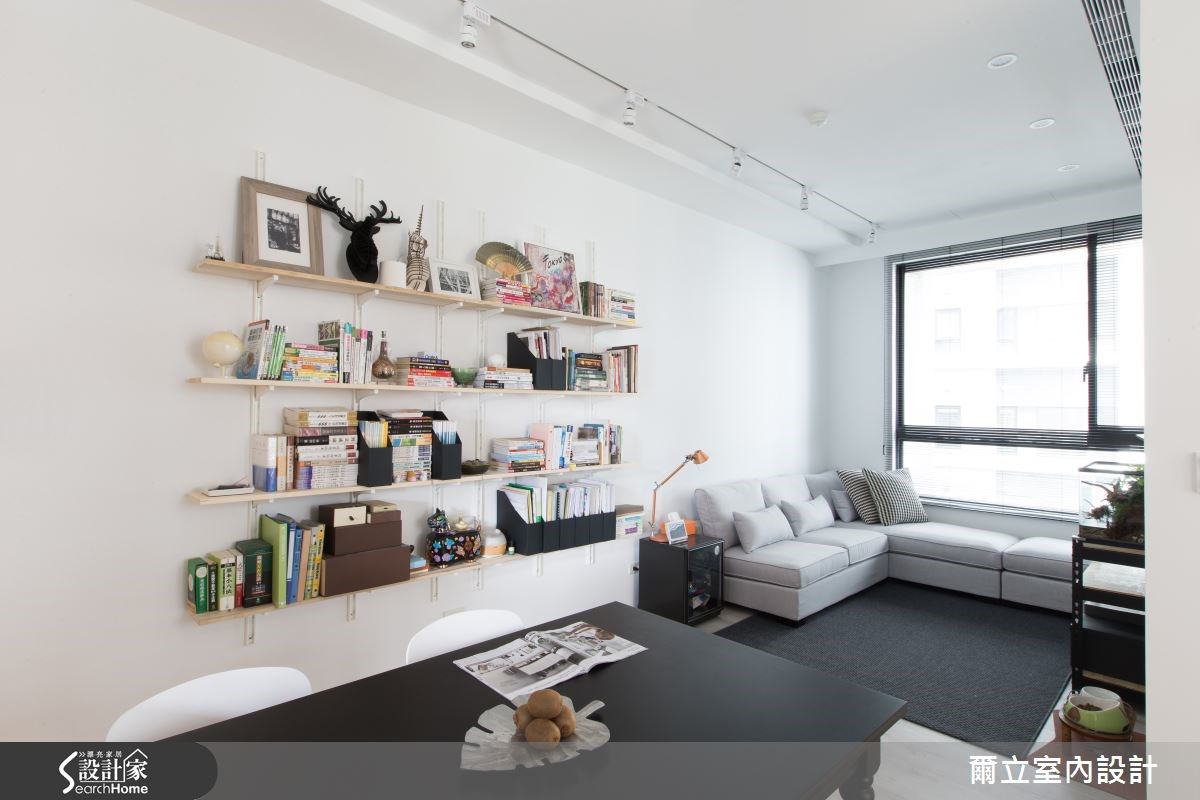 15坪預售屋＿混搭風客廳餐廳案例圖片＿爾立室內設計＿爾立_07之2