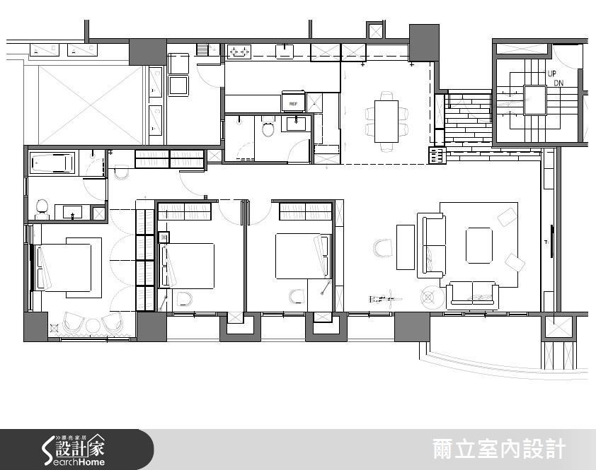 45坪新成屋(5年以下)＿混搭風案例圖片＿爾立室內設計＿爾立_09之19