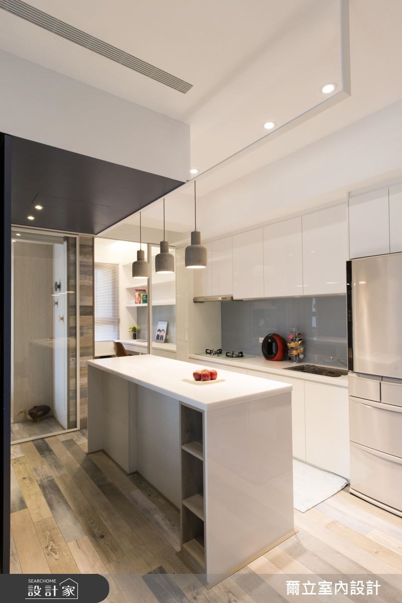 16坪新成屋(5年以下)＿休閒風餐廳吧檯案例圖片＿爾立室內設計＿爾立_10之7