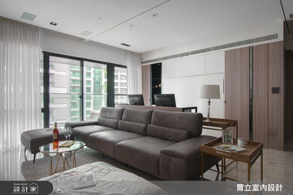 65坪新成屋(5年以下)＿簡約風客廳案例圖片＿爾立室內設計＿爾立_12之6