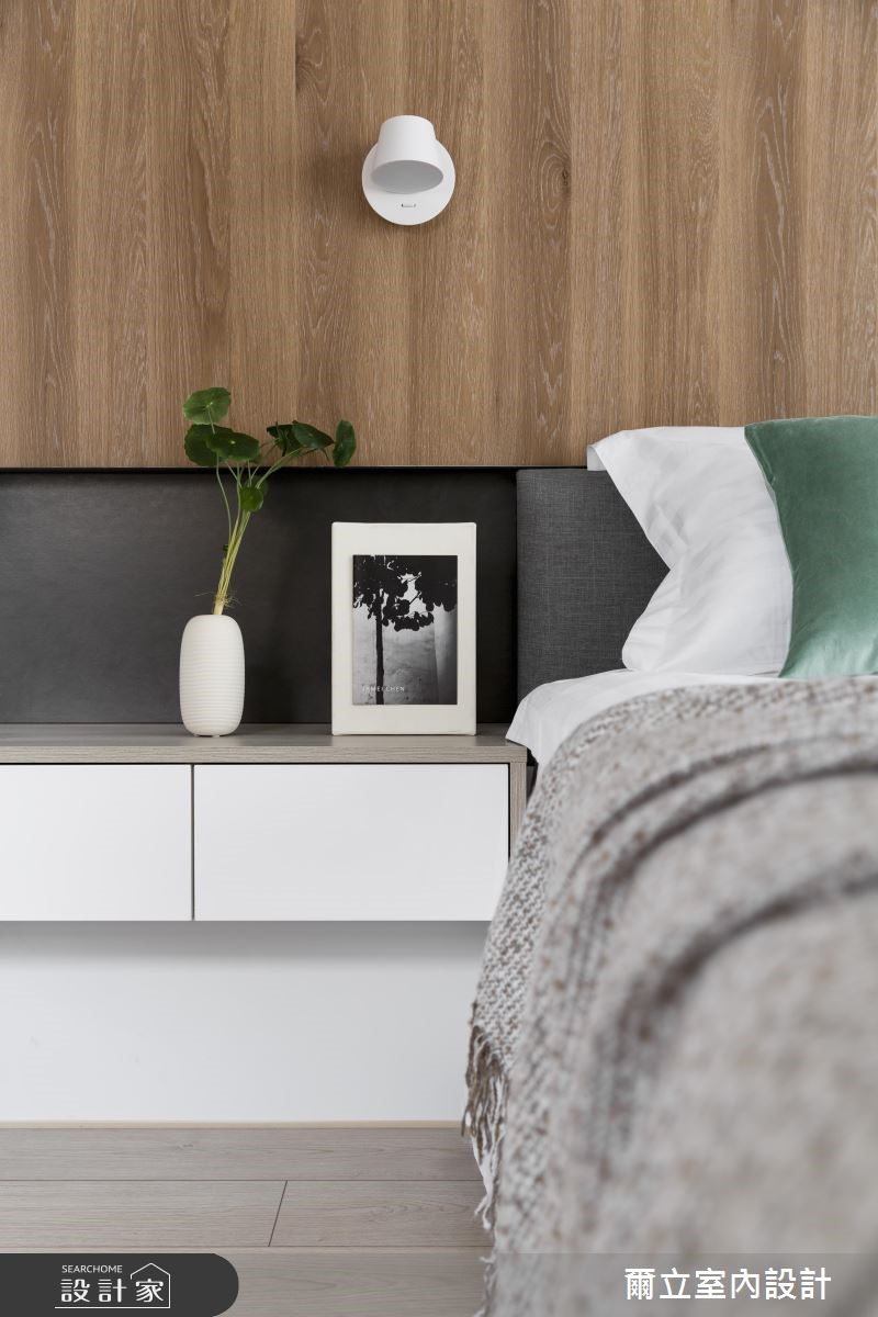 50坪新成屋(5年以下)＿簡約風臥室案例圖片＿爾立室內設計＿爾立_13之25