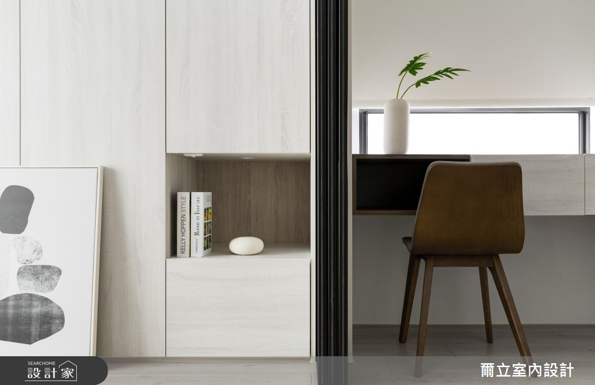50坪新成屋(5年以下)＿簡約風書房案例圖片＿爾立室內設計＿爾立_13之17