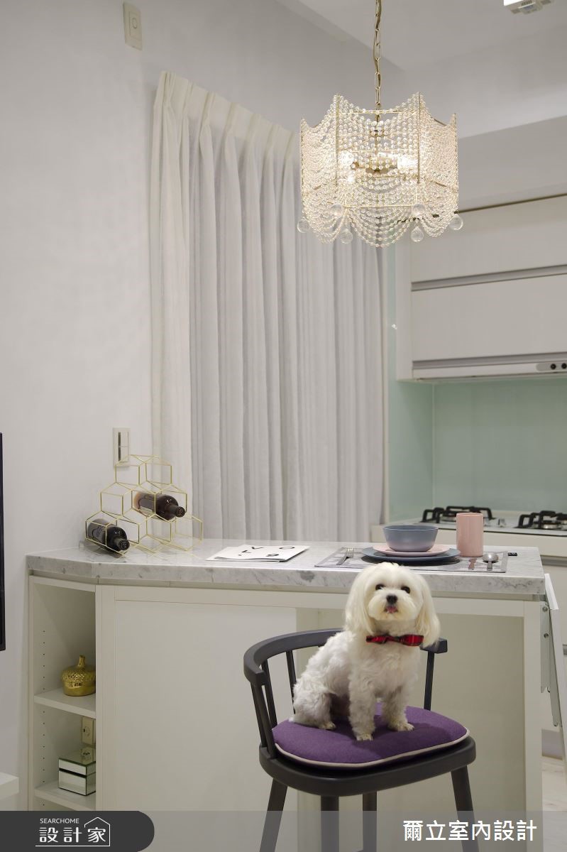 15坪新成屋(5年以下)＿新古典吧檯案例圖片＿爾立室內設計＿爾立_14之6