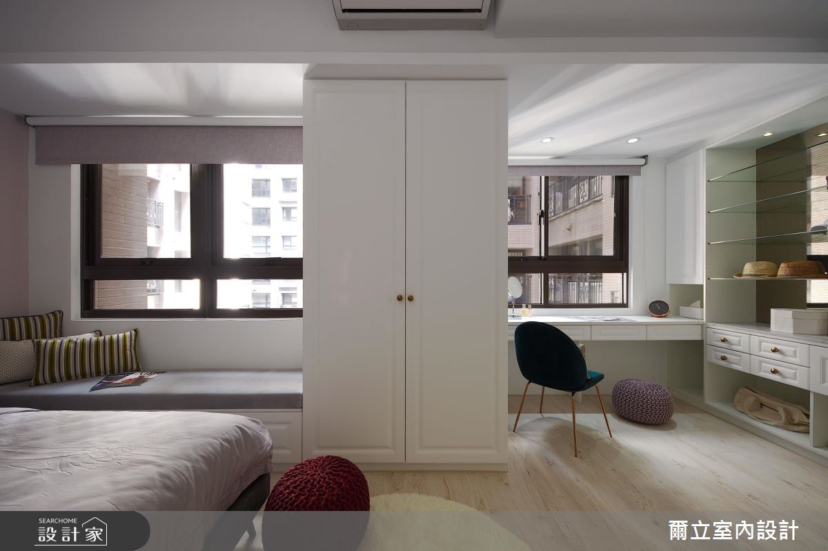 15坪新成屋(5年以下)＿新古典臥室臥榻案例圖片＿爾立室內設計＿爾立_14之12