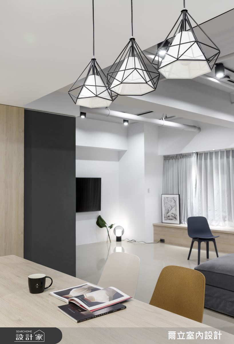 25坪新成屋(5年以下)＿簡約風客廳案例圖片＿爾立室內設計＿爾立_15之11