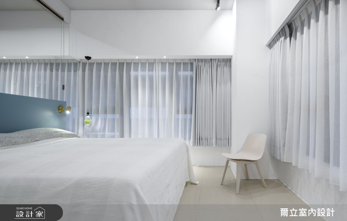 25坪新成屋(5年以下)＿簡約風臥室案例圖片＿爾立室內設計＿爾立_15之13
