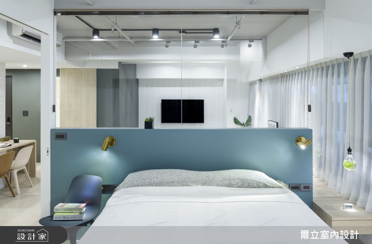 25坪新成屋(5年以下)＿簡約風臥室案例圖片＿爾立室內設計＿爾立_15之14