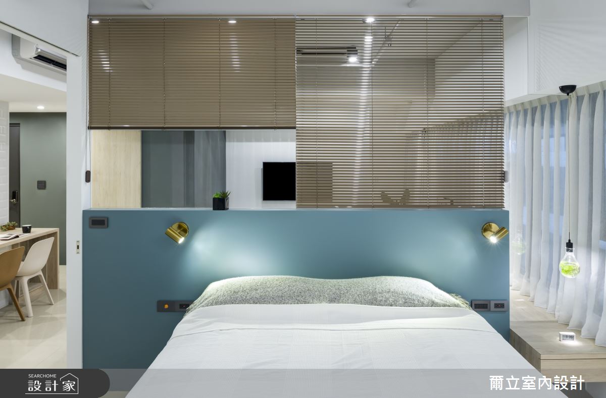 25坪新成屋(5年以下)＿簡約風臥室案例圖片＿爾立室內設計＿爾立_15之15