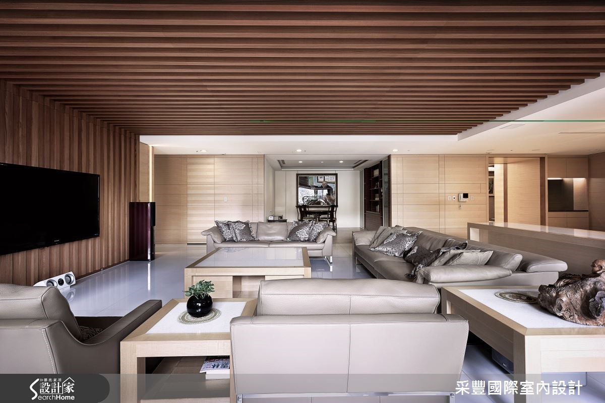 65坪新成屋(5年以下)＿現代風客廳案例圖片＿采豐國際室內設計＿采豐_02之3