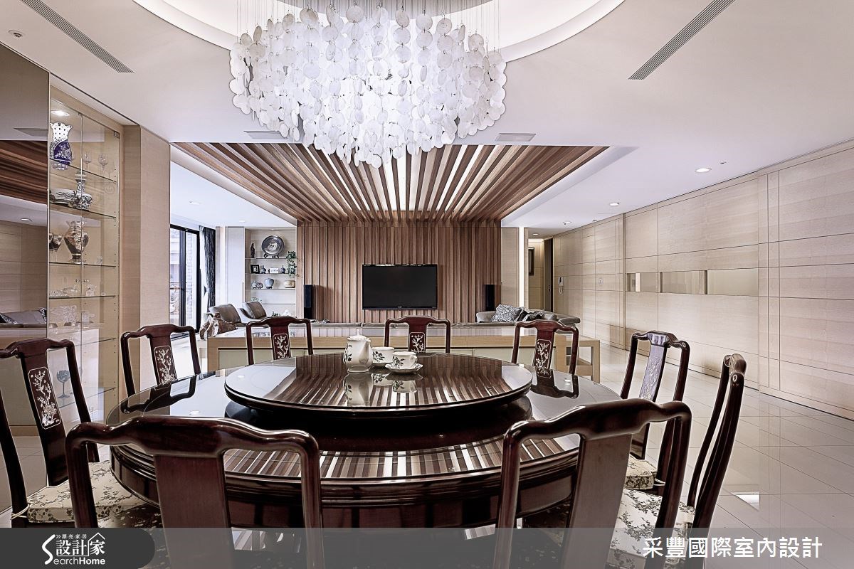 65坪新成屋(5年以下)＿現代風餐廳案例圖片＿采豐國際室內設計＿采豐_02之5