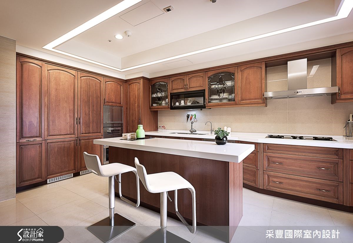 65坪新成屋(5年以下)＿現代風餐廳吧檯案例圖片＿采豐國際室內設計＿采豐_02之7