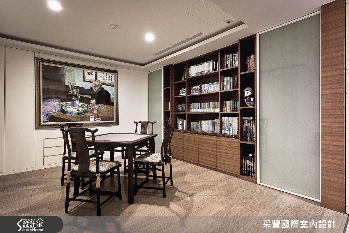 65坪新成屋(5年以下)＿現代風書房案例圖片＿采豐國際室內設計＿采豐_02之8