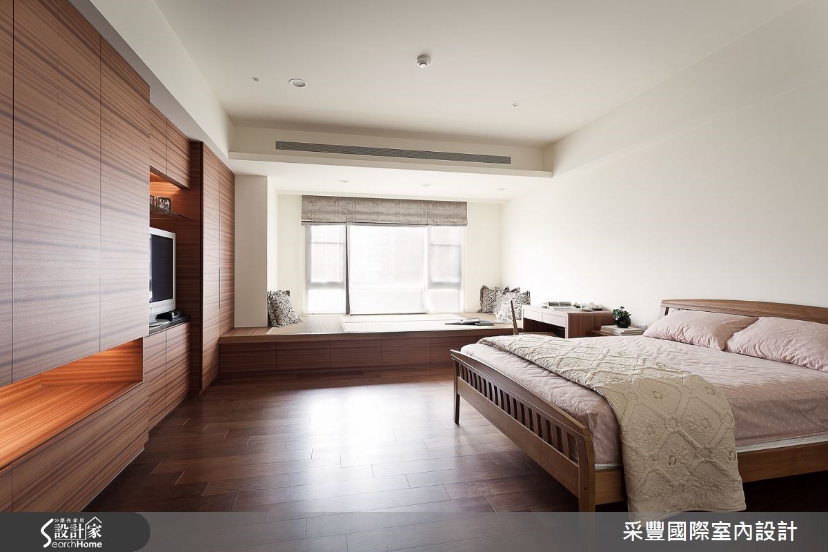 65坪新成屋(5年以下)＿現代風臥室臥榻案例圖片＿采豐國際室內設計＿采豐_02之10