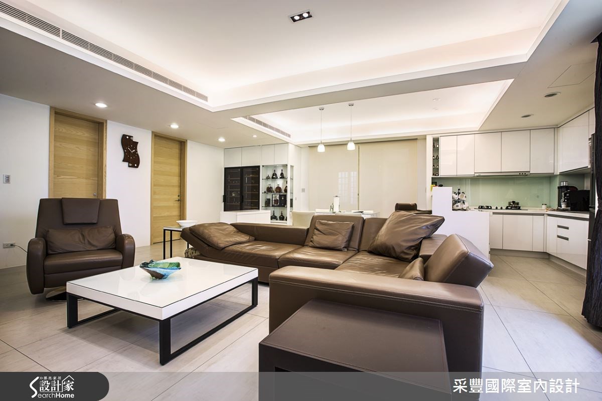 62坪新成屋(5年以下)＿現代風客廳案例圖片＿采豐國際室內設計＿采豐_03之2