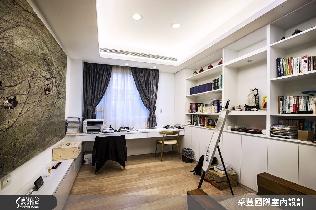 62坪新成屋(5年以下)＿現代風書房案例圖片＿采豐國際室內設計＿采豐_03之4