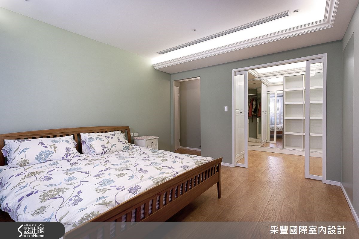 40坪新成屋(5年以下)＿鄉村風臥室案例圖片＿采豐國際室內設計＿采豐_04之13