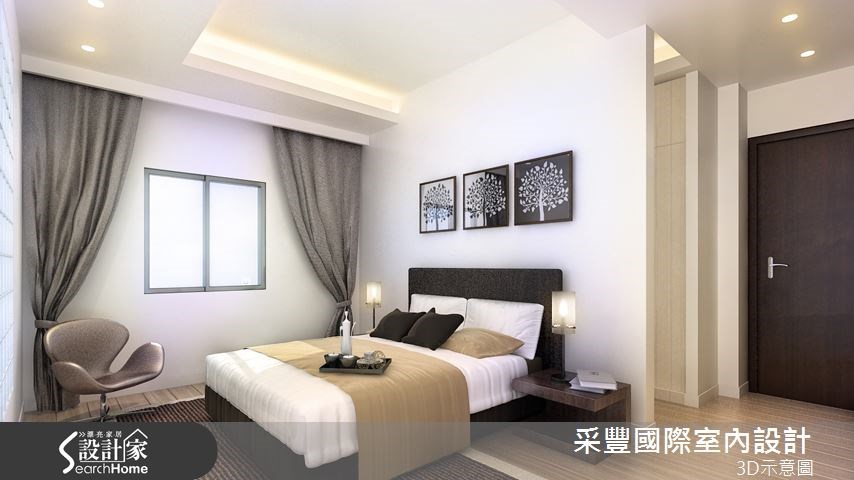 21坪老屋(16~30年)＿現代風臥室案例圖片＿采豐國際室內設計＿采豐_06之4