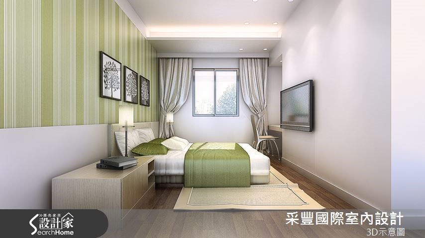 21坪老屋(16~30年)＿現代風臥室案例圖片＿采豐國際室內設計＿采豐_06之5