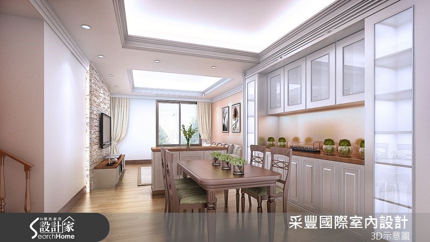 44坪新成屋(5年以下)＿鄉村風餐廳案例圖片＿采豐國際室內設計＿采豐_07之2