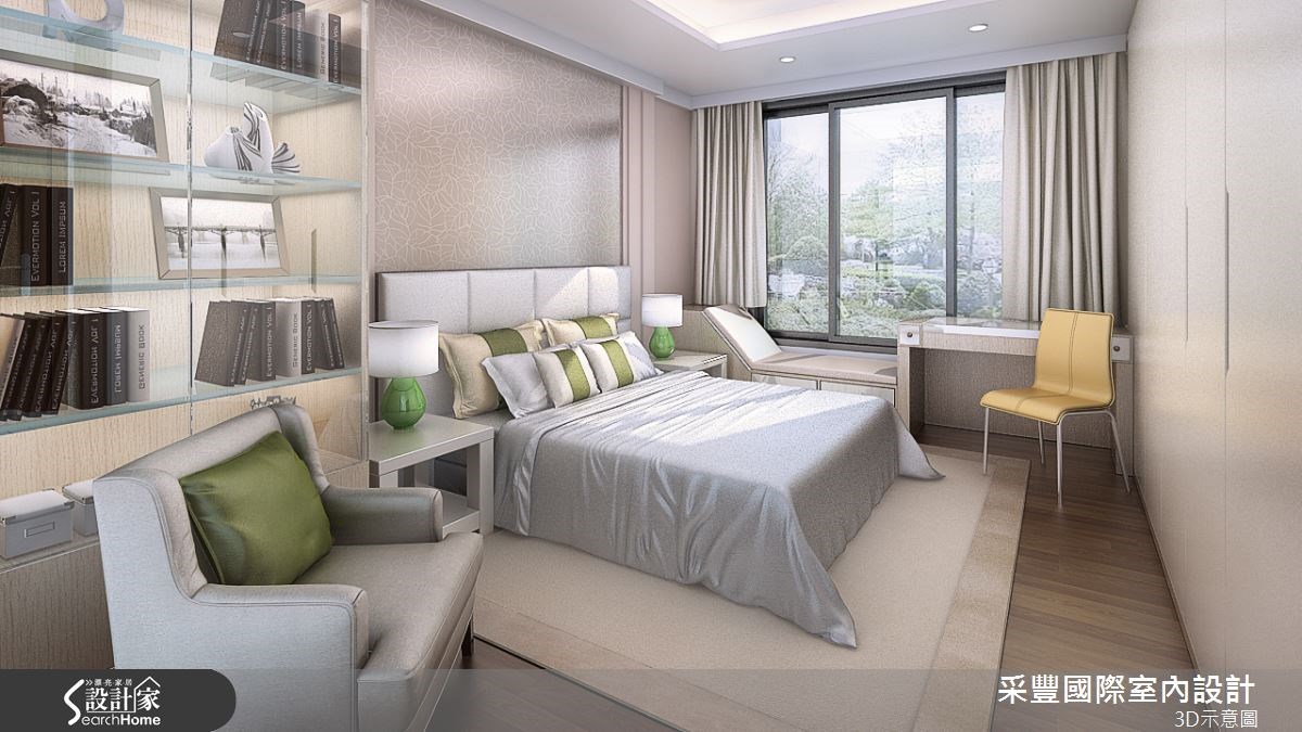 24坪新成屋(5年以下)＿現代風臥室案例圖片＿采豐國際室內設計＿采豐_08之3