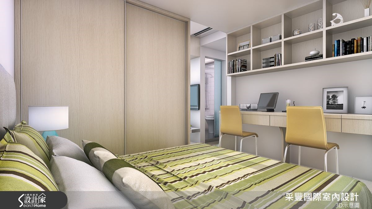 6坪老屋(16~30年)＿現代風臥室案例圖片＿采豐國際室內設計＿采豐_09之2