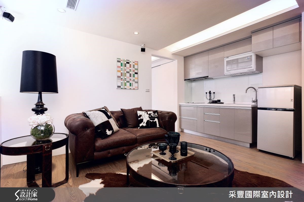 10坪老屋(16~30年)＿現代風客廳廚房案例圖片＿采豐國際室內設計＿采豐_01之3