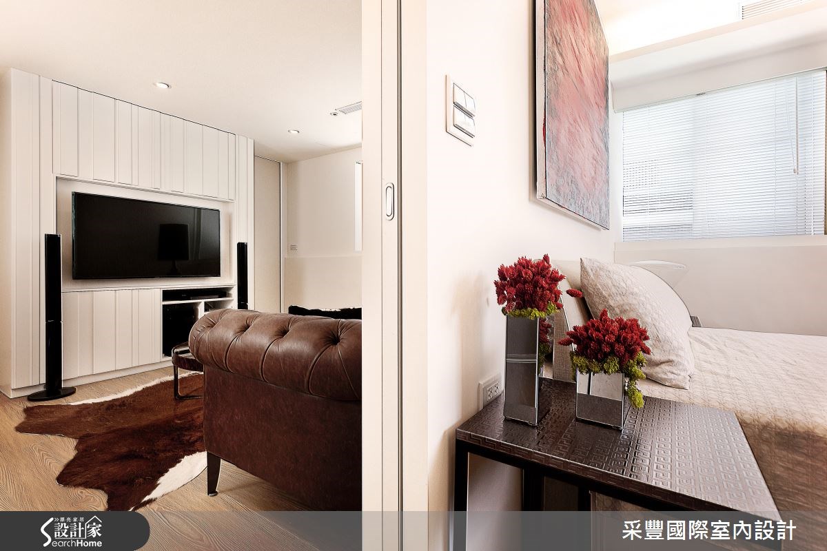 10坪老屋(16~30年)＿現代風客廳臥室案例圖片＿采豐國際室內設計＿采豐_01之8