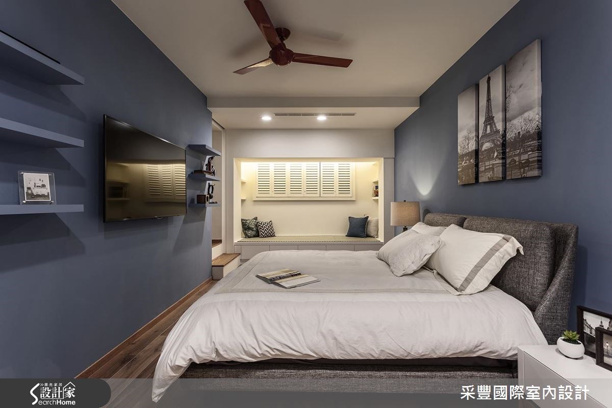 50坪老屋(16~30年)＿休閒風臥室案例圖片＿采豐國際室內設計＿采豐_12之8