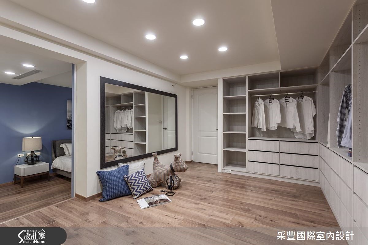 50坪老屋(16~30年)＿休閒風更衣間案例圖片＿采豐國際室內設計＿采豐_12之10