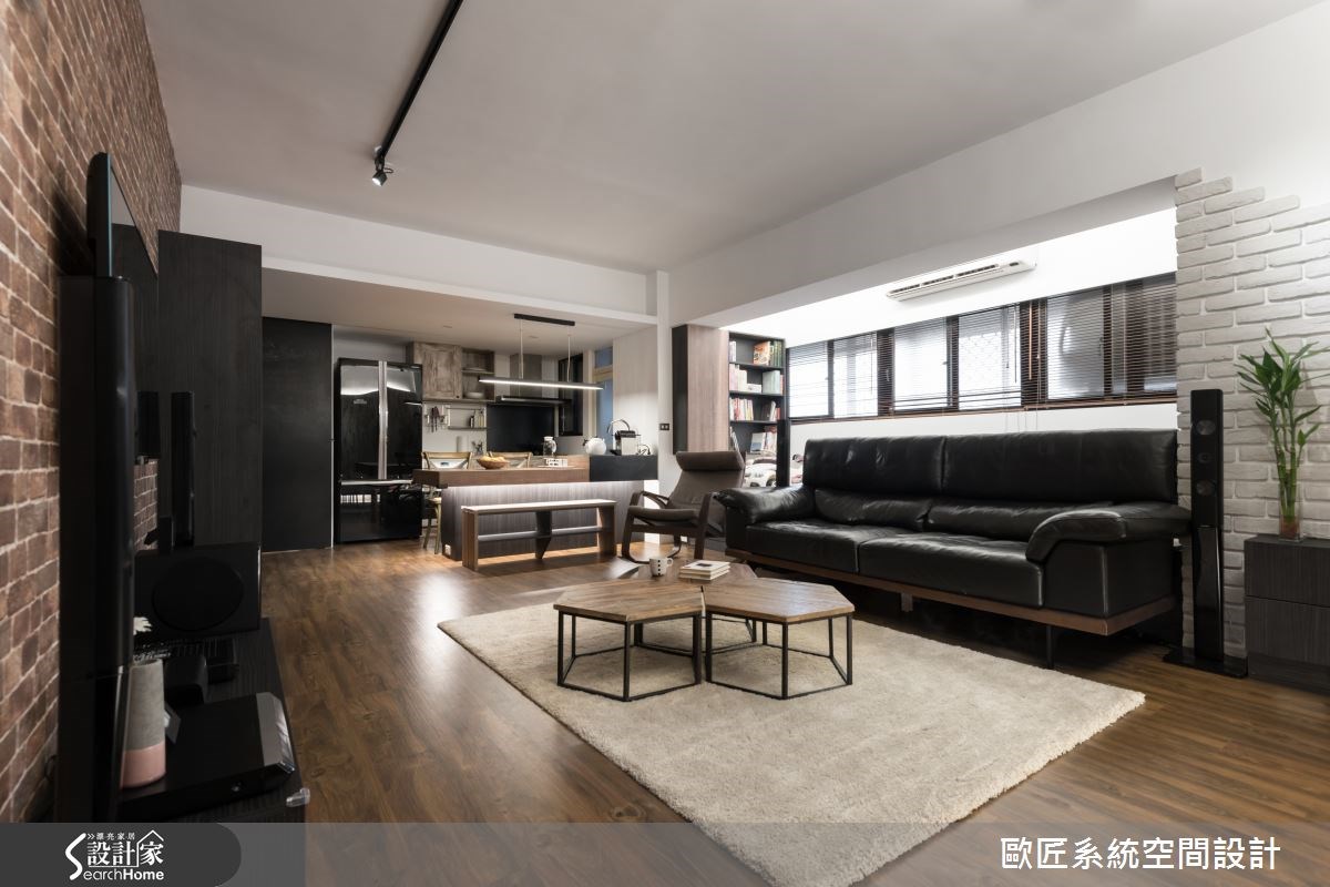 30坪新成屋(5年以下)＿工業風案例圖片＿歐匠系統空間設計＿歐匠_10之1