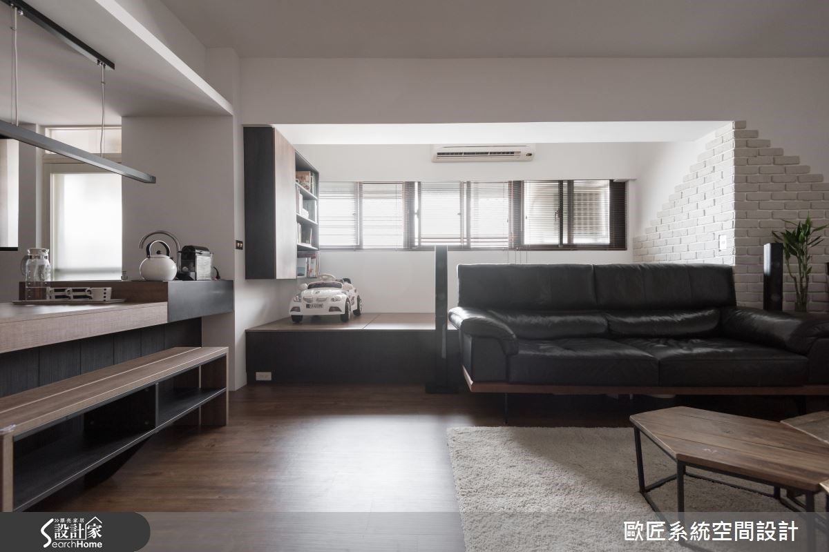 30坪新成屋(5年以下)＿工業風案例圖片＿歐匠系統空間設計＿歐匠_10之3