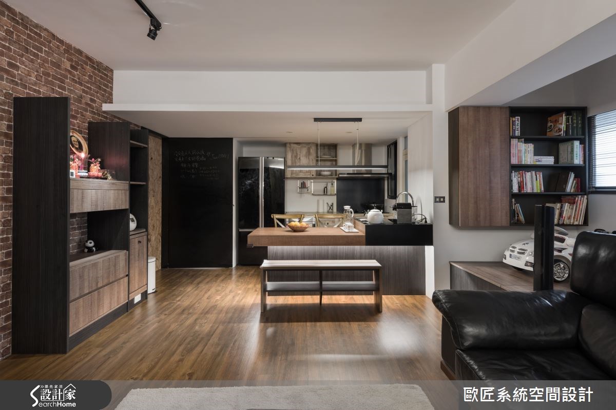30坪新成屋(5年以下)＿工業風案例圖片＿歐匠系統空間設計＿歐匠_10之7