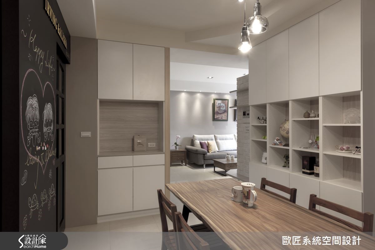 30坪新成屋(5年以下)＿簡約風案例圖片＿歐匠系統空間設計＿歐匠_12之23